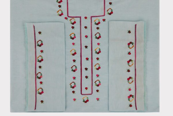 Unstitched Hand Embroidered Shirt