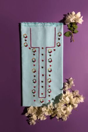 Unstitched Hand Embroidered Shirt